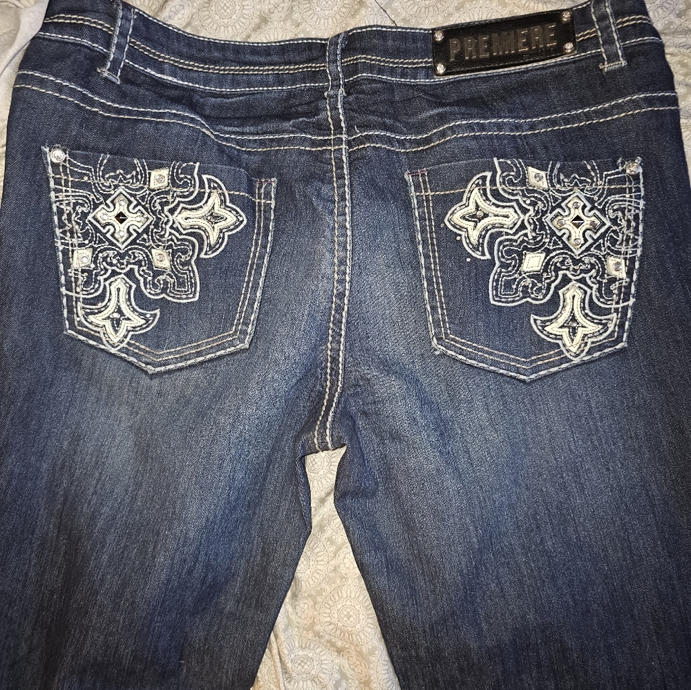 Premiere embellished jeans